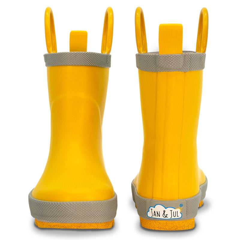 Boys yellow rain clearance boots