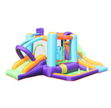 Bouncy House with Double Slide and 2 Basketball Hoops