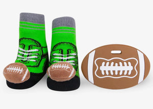 Waddle Football Rattle Socks and Teether Set 0-12m