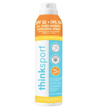 thinksport - Kids All Sheer Mineral Sunscreen Spray SPF 50