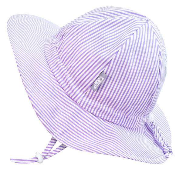 Jan & Jul - Purple Stripes Cotton Floppy Hat