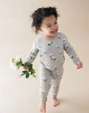 Kyte - Khaki Magnolia Pajama Set