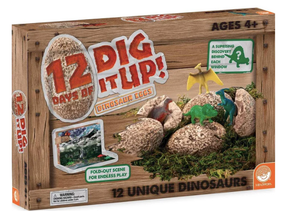 Dig It Up! 12 Days of Dig it Up Dinosaur Eggs 4+years