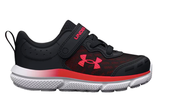 Under Armour - ASSERT 10 AC RUNNING SHOES (Black/red) – tiny