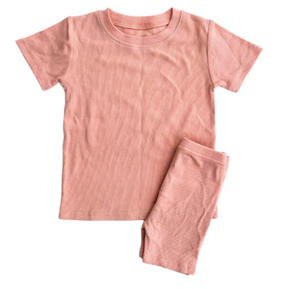 Little Lot Co - Shorts and Tee Set in Apricot