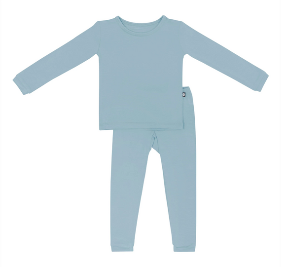 Kyte -  Long Sleeve Pajama Set DUSTY BLUE