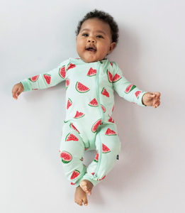 Kyte - WATERMELON Zippered Romper