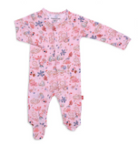 Magnetic Me - Dandy Lion Floral Modal Footie