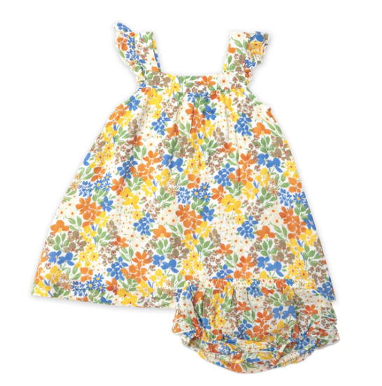 Angel Dear - MUSLIN SUNDRESS & BLOOMER Happy Ditzy