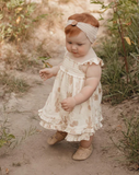 L'oved Baby - PRINTED SMOCKED Buttercream Cactus SUMMER DRESS