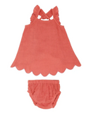 L'oved Baby - MUSLIN TUNIC TOP & BLOOMER BOTTOM SET