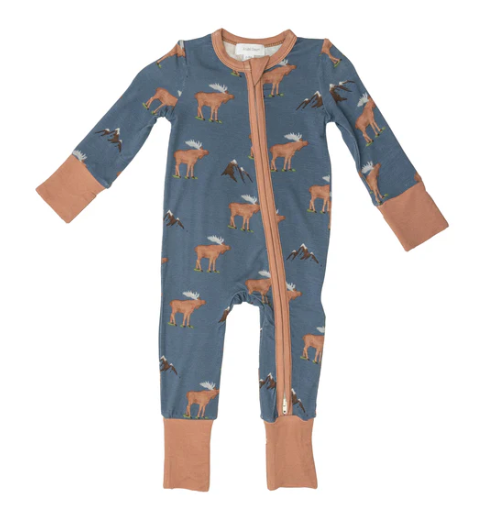 Angel Dear - Blue Moose Bamboo Romper