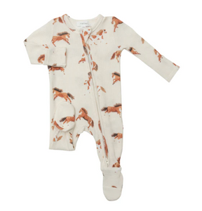 Angel Dear - Thermal Horses Romper