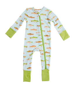 Angel Dear - Fresh Fish Bamboo Romper