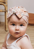 Bambi & Birdie - Vintage Floral Baby Bow Hat