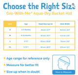 Jan & Jul - Tropical Bloom Aqua Dry Bucket Hat