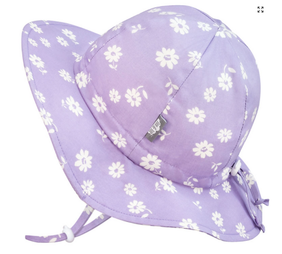 Jan & Jul - Purple Daisy Cotton Floppy Hat