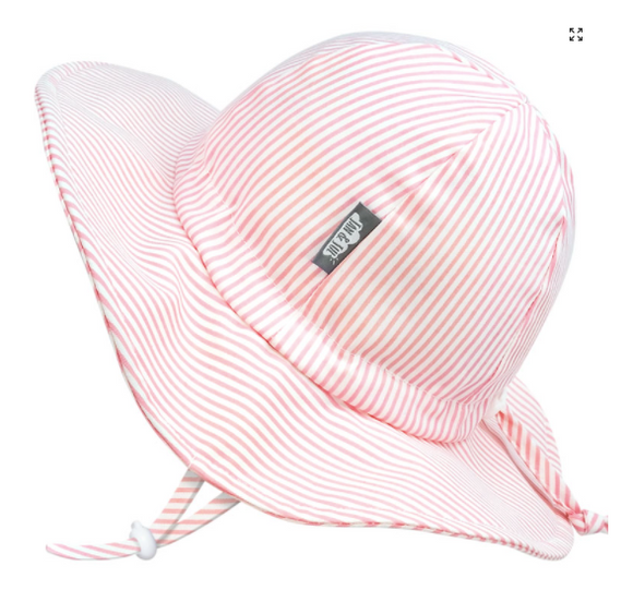 Jan & Jul - Pink Stripes Cotton Floppy Hat