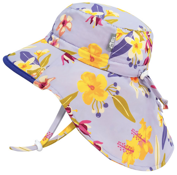 Jan & Jul - Tropical Bloom Aqua Dry Adventure Hat