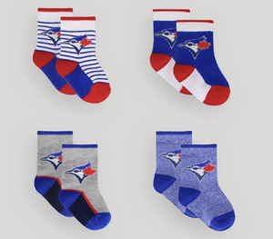Toronto Blue Jays Socks 4-Pack!