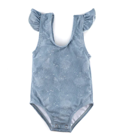Current Tyed - COVE Seashell Ruffle One-Piece Swimsuit