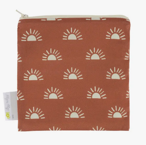 Itzy Ritzy - Terracotta Suns Reuse-able Everything Bag for Snacks and All